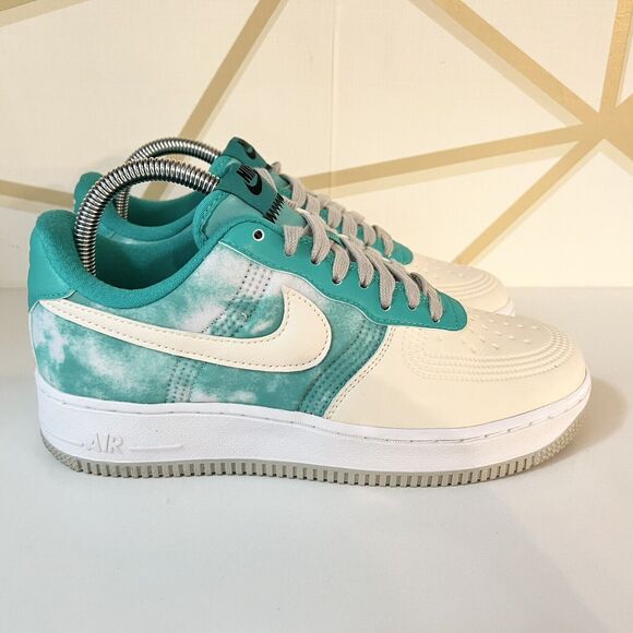 Nike By You Air Force 1 Low 'Cozi' Teal DN4164-991 Sz W 8/M 6 Shoes- Worn once - Picture 6 of 14